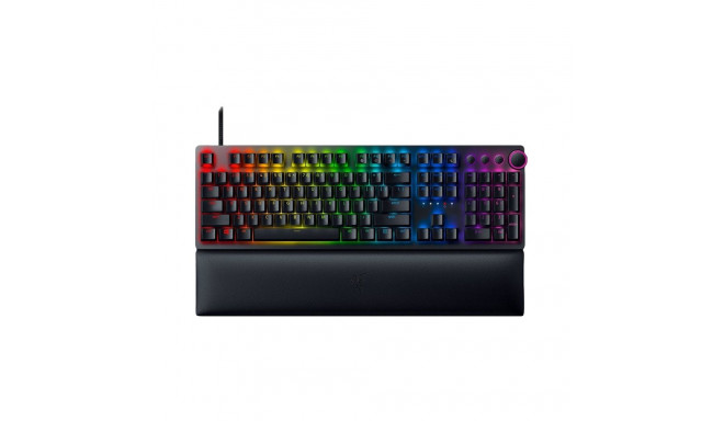 "Razer Keyboard Huntsman V2 Gaming (DE) black Full Size.On-the-fly-Makro"