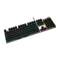 "MSI FORGE GK-310 RED Gaming Keyboard. verkabelt"