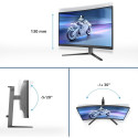 "Philips 68.5cm (27.0"") 27M2C5200W 16:09 2xHDMI+2xDP VA"