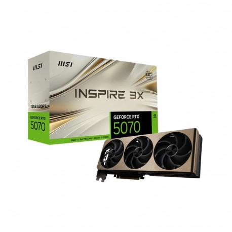 "RTX 5070 12GB MSI Inspire 3X OC GDDR7 3 Fan"