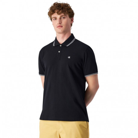 Koszulka męska Champion polo czarna 220897 KK001 2XL