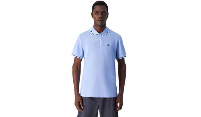 Koszulka męska Champion polo błękitna 220897 BS186   S