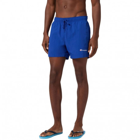 Spodenki kąpielowe męskie Champion Beachshort niebieskie 219979 BS008  S