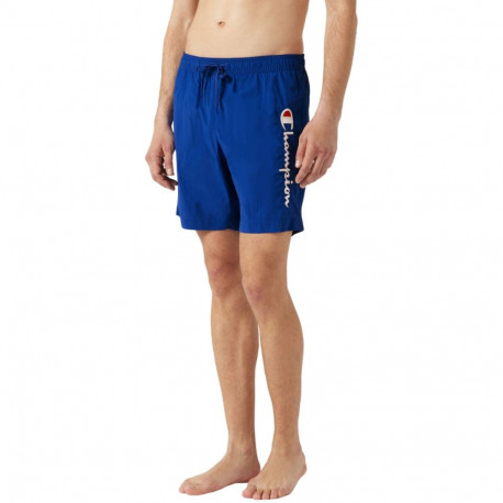 Spodenki kąpielowe męskie Champion Beachshort niebieskie 219978 BS008  S