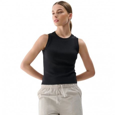 Koszulka damska 4F F132 głęboka czerń 4FWMM00TSLEF132 20S L