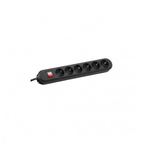 SMART 6xCEE7/3 bk 1xswitch power 1,5m CEE7/7