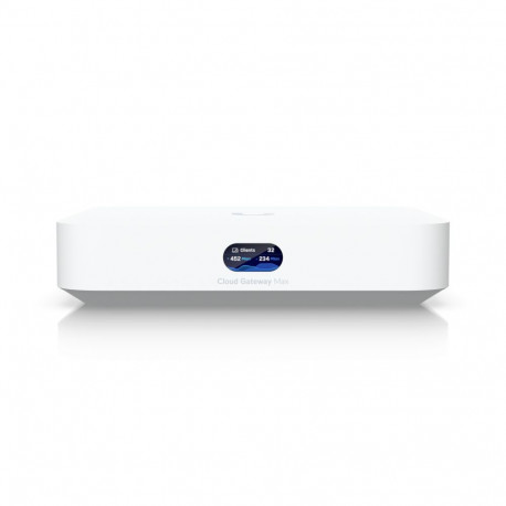 Ruuter: 4x LAN 1x WAN 1GbE RJ45, USB-C toitega UniFi gateway, 512GB NVMe SSD