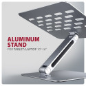 AXAGON STND-LQ Stand for 10 to 16 Zoll Laptops and Tablets - silver