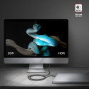 AXAGON RVC-HI2MC USB-C–HDMI 2.0 adapter 4K/60Hz alumiiniumist – 1,8 m