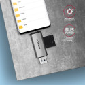 AXAGON CRE-SAC External USB 3.2 Gen1 Type-C+Type-A 2-slot SD/microSD
