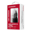 AXAGON PWC-QC5 car charger Smart 5V 2 4A + QC3.0 30W black AXAGON PWC-QC5 car charger Smart 5V 2 4A + QC3.0 30W black