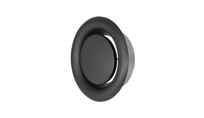 Metal air exhaust diffuser DM125A, anthracite color