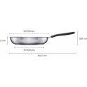 Keraamiline praepann FISKARS FF, mittenakkuva kattega, 26 cm, 1 tk
