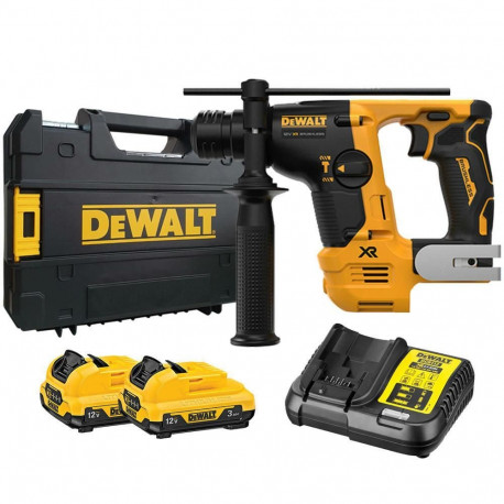 DEWALT. HAMMER DRILL 12V 1.1J DRILLING DCH072L2 2x3.0Ah