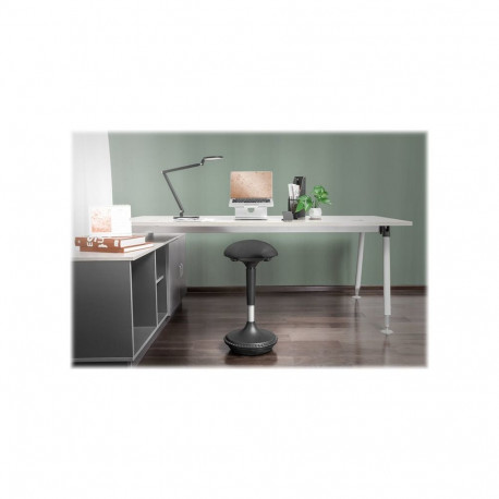 DIGITUS Standing Stool height-adjustable black