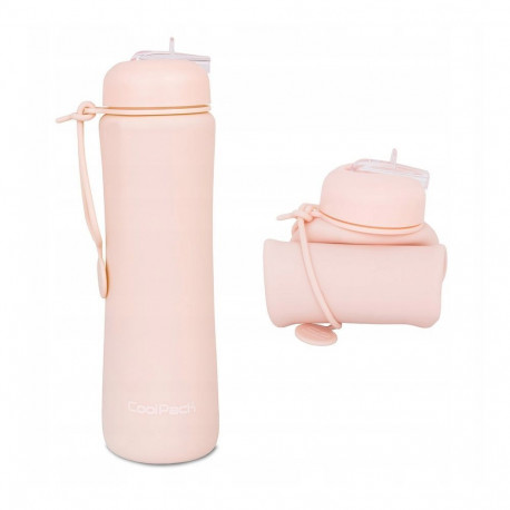 Coolpack veepudel 600ml, silikoon, virsik