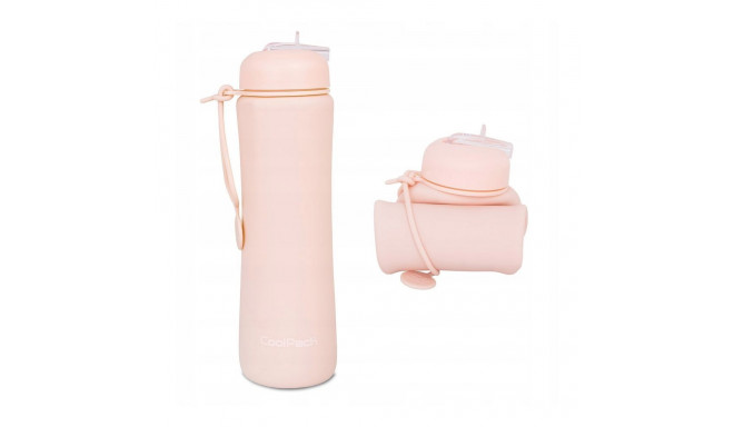 Coolpack veepudel 600ml, silikoon, virsik