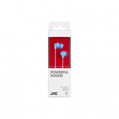 JVC HA-FX10-LA-E PowerFul Sound Headphones Light Blue