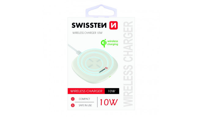 Swissten 10W Wireless charger with USB-C 1.5m cable