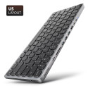 Axagon HMC-KB-US laptop dock/port replicator Wired USB 3.2 Gen 1 (3.1 Gen 1) Type-C Grey