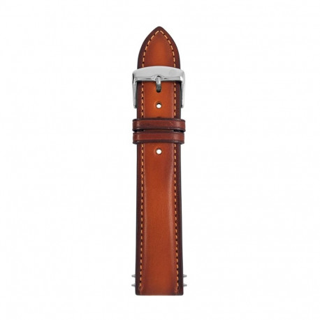 Leather strap Zeppelin in brown, 22 mm