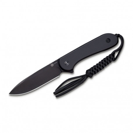 CIVIVI Knife Fixed Blade Elementum All Black C2105A