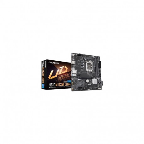GIGABYTE H610M D3W DDR4 emaplaat – toetab 14. põlvkonna Intel Core protsessoreid, 5+1+1 faasi VRM, k
