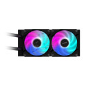 GIGABYTE AORUS WATERFORCE II 240 AIO Liquid CPU Cooler - 2x120mm ARGB Fans, slide-in interlocking me