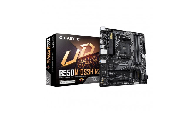 Gigabyte B550M DS3H R2 emaplaat