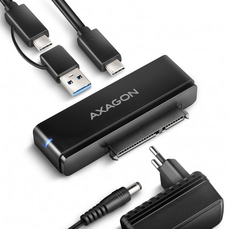 Axagon adapter ADSA-FPX USB-C 10Gbps FAST PORT X 2.5"/3.5" SSD/HDD-de jaoks