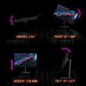 GIGABYTE MO32U 31,5" OLED 4K UHD mängimonitor, 3840 x 2160, 165Hz, 0,03ms, 250 cd/m², Display HDR Tr