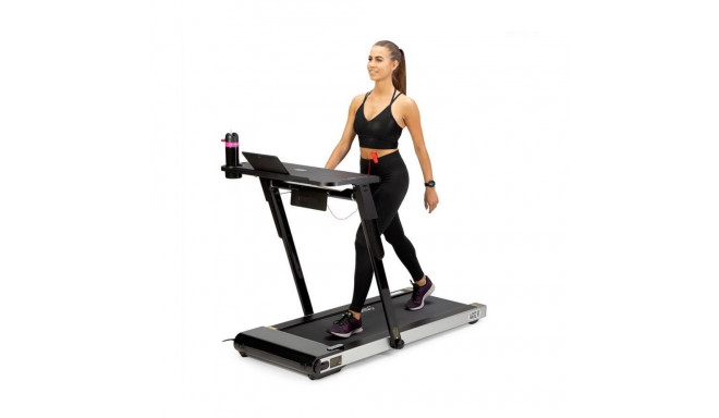 HMS LOOP12 MULTI electric treadmill with desk 1-12 km/h, black