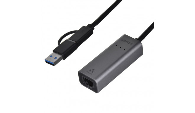 UNITEK adapter USB-A/USB-C - RJ-45 2.5 Gbit, U1313C