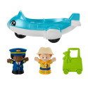 Fisher-Price Little People Everyday Adventures Airport Toddler Playset, Airplane & 3 Play Pieces