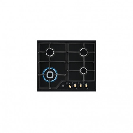 Electrolux EGS6436RK Black Built-in Gas 4 zone(s)