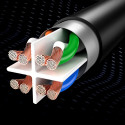 Baseus Cat 6 UTP Ethernet RJ45 Cable Flat 1m black