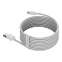 Baseus Simple Wisdom andmekablikomplekt USB Lightning 2.4A (2PCS|Set）1.5m valge