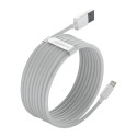 Baseus Simple Wisdom andmekablikomplekt USB Lightning 2.4A (2PCS|Set）1.5m valge