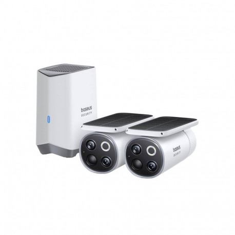 Baseus S1 Pro 3K Dual outdoor camera (white)
