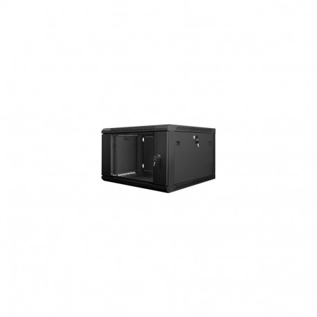 Lanberg Rack cabinet 19" wall-mount 6U/600x600 (flat pack) V2, black |