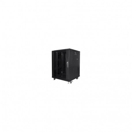 Lanberg Rack cabinet 19" free-standing 15U/600x600 (flat pack), black |