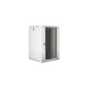 Lanberg Rack cabinet 19" wall-mount 18U/600x600 (flat pack) V2, grey |