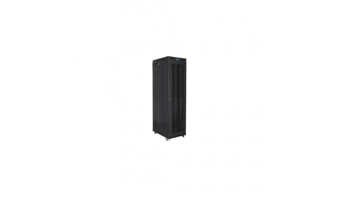 Lanberg Rack cabinet 19" free-standing 47U/800x1000 (flat pack) with mesh door lCD V2, black |