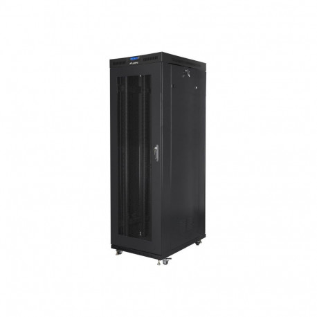 Lanberg Rack cabinet 19" free-standing 42U/800x1000 (flat pack) with mesh door lCD V2, black |