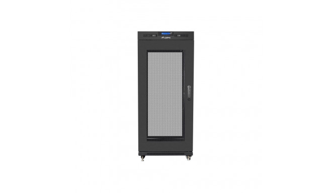 Lanberg Rack cabinet 19" free-standing 15U/800x1000 (flat pack) with mesh door lCD V2, black |