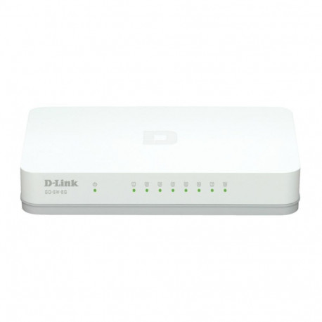D-link Switch GO-SW-8G/E Unmanaged, Desktop, 1 Gbps (RJ-45) ports quantity 8