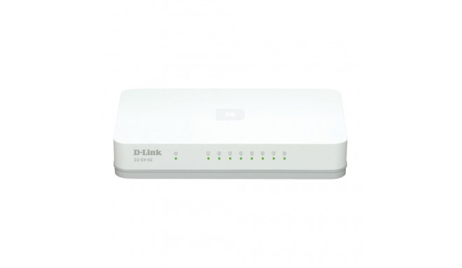D-link Switch GO-SW-8G/E Unmanaged, Desktop, 1 Gbps (RJ-45) ports quantity 8