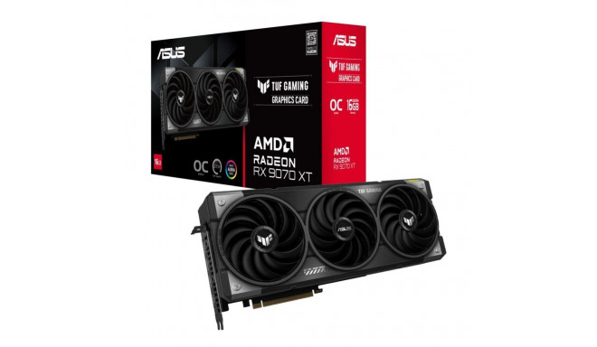 Asus Graphics Card||AMD Radeon RX 9070 XT|16 GB|GDDR6|256 bit|PCIE 5.0 16x|Triple slot Fansink|1xHDM
