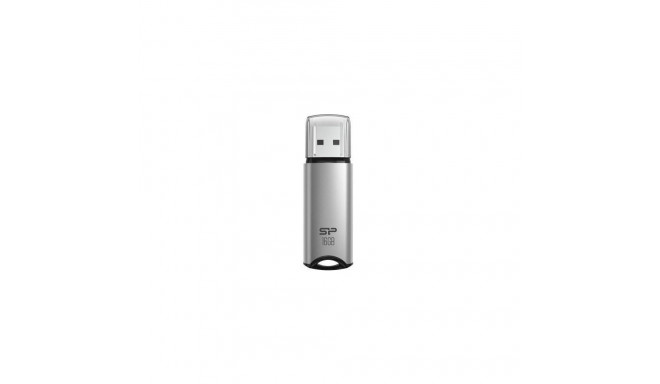 Silicon power USB Flash Drive Marvel Series M02 16 GB, Type-A USB 3.2 Gen 1, Silver