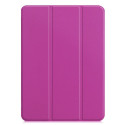 iLike Galaxy Tab A8 10.1 T510 / T515 Tri-Fold Eco-Leather Stand Case Purple